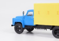 Масштабная модель 1:43 Автофургон ГЗСА-3704 на шасси Горький-52, с журналом №68 (Легендарные грузовики СССР)