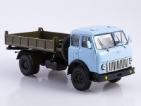 Масштабная модель 1:43 Самосвал с двусторонней боковой разгрузкой МАЗ-511 на базе МАЗ-500, с журналом №76 (Легендарные грузовики СССР)