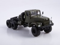 Масштабная модель 1:43 Советский седельный тягач 6х6 КрАЗ-255В, с журналом №79 (Легендарные грузовики СССР)