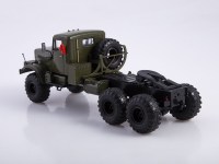 Масштабная модель 1:43 Советский седельный тягач 6х6 КрАЗ-255В, с журналом №79 (Легендарные грузовики СССР)