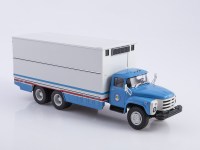 Масштабная модель 1:43 Фургон для перевозки яиц модели 5702 (КоМЗ-5702) на шасси ЗиЛ-133ГЯ, с журналом №81 (Легендарные грузовики СССР)