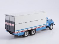 Масштабная модель 1:43 Фургон для перевозки яиц модели 5702 (КоМЗ-5702) на шасси ЗиЛ-133ГЯ, с журналом №81 (Легендарные грузовики СССР)