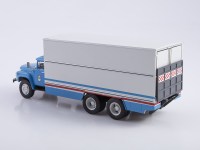 Масштабная модель 1:43 Фургон для перевозки яиц модели 5702 (КоМЗ-5702) на шасси ЗиЛ-133ГЯ, с журналом №81 (Легендарные грузовики СССР)
