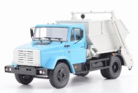 Масштабная модель 1:43 Контейнерный мусоровоз КО-450 (ЗиЛ-4333) с журналом №83 (Легендарные грузовики СССР)