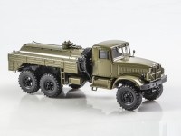Масштабная модель 1:43 Автоцистерна АКЦ-4-214М на шасси 6х6 КрАЗ-214 с журналом №110 (Легендарные грузовики СССР)