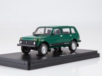 Масштабная модель 1:43 Легковой автомобиль "Нива" (Lada 4х4 5D) ВАЗ-2131, зеленый (Lastochka)