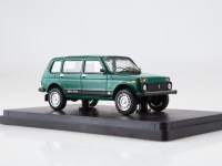 Масштабная модель 1:43 Легковой автомобиль "Нива" (Lada 4х4) ВАЗ-2131, зеленый (Lastochka)