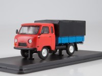 Масштабная модель 1:43 Бортовой автомобиль 4х4 УАЗ-39095 с тентом (Lastochka)