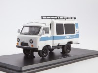 Масштабная модель 1:43 Передвижная диагностическая станция ГАИ на базе Т12.02 (Lastochka)