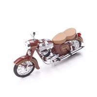 Масштабная модель 1:24 Чехословацкий мотоцикл Jawa, Ява-634-04 с журналом №2 "Мотолегенды" (De Agostini)