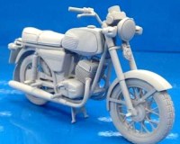 Предсерийная неокрашенная модель 1:18 Мотоцикл JAWA 634 (MSModels)