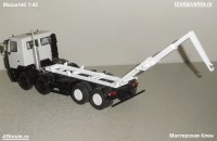 Комплект для сборки: 1:43 рабочий механизм Мультилифт \ Multilift для отечественных и зарубежных грузовых автомобилей (Клен)