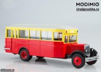 Коллекционная масштабная модель 1:43 Автобус ЗиС-8 с журналом №9 (Наши Автобусы. Modimio)