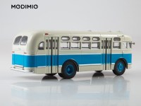 Коллекционная масштабная модель 1:43 Городской послевоенный автобус ЗиС-155 с журналом №19 (Наши Автобусы. Modimio)