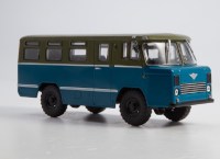 Масштабная модель 1:43 Советский полноприводный автобус АС38 с журналом №27 (Наши Автобусы. Modimio)