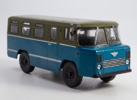 Масштабная модель 1:43 Советский полноприводный автобус АС38 с журналом №27 (Наши Автобусы. Modimio)