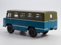 Масштабная модель 1:43 Советский полноприводный автобус АС38 с журналом №27 (Наши Автобусы. Modimio)