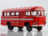 Масштабная модель 1:43 Полноприводный автобус 4х4 ПАЗ-3201С (-320101) с журналом №32 (Наши Автобусы. Modimio)