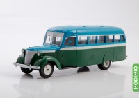 Масштабная модель 1:43 Довоенный автобус ЗиС-16 с журналом №39 (Наши Автобусы. Modimio)
