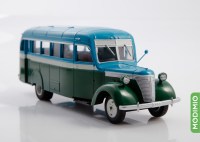 Масштабная модель 1:43 Довоенный автобус ЗиС-16 с журналом №39 (Наши Автобусы. Modimio)
