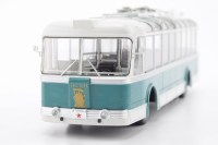 Масштабная модель 1:43 Экскурсионный троллейбус СВАРЗ ТБЭС (ВСХВ) с журналом №56 (Наши Автобусы. Modimio)