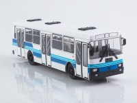 Масштабная модель 1:43 Мелкосерийный городской трехдверный автобус ЛАЗ-52523 с журналом №68 (Наши Автобусы. Modimio)
