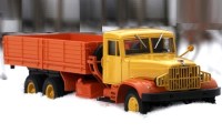 Коллекционная масштабная модель 1:43 Грузовой автомобиль КрАЗ-219Б 1966-69 Автоэкспорт (НАП)