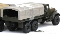 Коллекционная масштабная модель 1:43 Грузовой автомобиль КрАЗ-255 с тентом, зеленый (Наш Автопром)