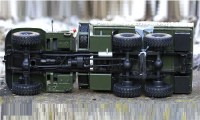 Коллекционная масштабная модель 1:43 Грузовой автомобиль КрАЗ-255 с тентом, зеленый (Наш Автопром)