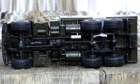 Коллекционная масштабная модель 1:43 Грузовой автомобиль КрАЗ-255 с тентом, хаки (Наш Автопром)