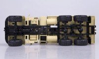 Коллекционная масштабная модель 1:43 Грузовой автомобиль КрАЗ-255 с тентом, 1979г., песочный (НАП)