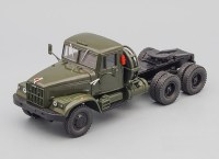 Масштабная модель 1:43 Седельный тягач КрАЗ-258Б хаки (НАП)