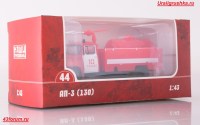 Коллекционная масштабная модель 1:43 Пожарный автомобиль АП-3 (130) на шасси ЗиЛ-130 Туапсе ПЧ-10 (Наши Грузовики)