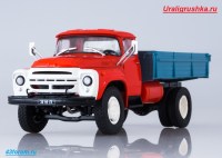 Коллекционная масштабная модель 1:43 Бортовой газобаллонный автомобиль 4х2 ЗиЛ-138, выставочный (Наши Грузовики)