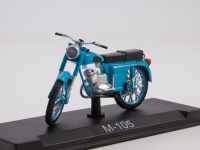 Масштабная модель 1:24 Советский мотоцикл М-105 с журналом №9 "Наши Мотоциклы" (MODIMIO Collections)