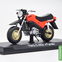 Масштабная модель 1:24 Советский мотоцикл ТМЗ-5.951 «Тула» с журналом №17 "Наши Мотоциклы" (MODIMIO Collections)