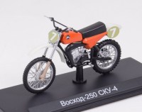 Масштабная модель 1:24 Советский мотоцикл Восход 250-СКУ-4 с журналом №22 "Наши Мотоциклы" (MODIMIO Collections)
