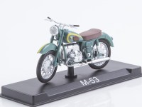 Масштабная модель 1:24 Советский мотоцикл М-53 с журналом №64 "Наши Мотоциклы" (MODIMIO Collections)