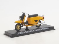 Масштабная модель 1:24 Советский мотоцикл ТМЗ-5.301-02 "Тулица-02М" с журналом №79 "Наши Мотоциклы" (MODIMIO Collections)