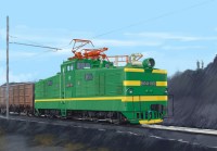 Масштабная модель 1:87 Маневровый электровоз ВЛ41 с журналом №12 (Наши Поезда. Modimio)