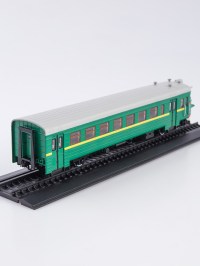 Масштабная модель 1:87 Головной вагон ЭР2 с журналом №14 (Наши Поезда. Modimio)