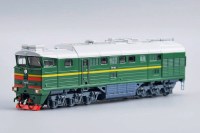 Масштабная модель 1:87 Двухсекционный тепловоз 2ТЭ116 с журналом №18 (Наши Поезда. Modimio)