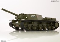 Коллекционная масштабная модель 1:43 СУ-152 с журналом Наши Танки №17 (MODIMIO Collections)