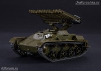 Коллекционная масштабная модель 1:43 БМ-8-24 (Т-60) с журналом Наши Танки №43 (MODIMIO Collections)