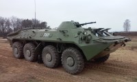 Коллекционная масштабная модель 1:43 БТР-70 с журналом Наши Танки №46 (MODIMIO Collections)