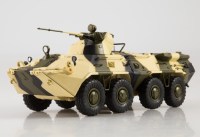 Коллекционная масштабная модель 1:43 БТР-80А с журналом Наши Танки №48 (MODIMIO Collections)