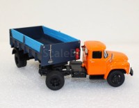 Сборная модель 1:43 Одноосный самосвальный полуприцеп ПС-1305 с надставными бортами для ЗиЛ-130В1 (Клен)