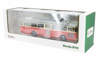 Масштабная модель 1:43 Чехословацкий трехдверный троллейбус Шкода 9Tr, Skoda 9Tr, Автоистория (АИСТ) 