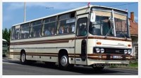 Масштабная модель 1:43 Междугородний Автобус Ikarus 256, light beige/brown (Premium Classixxs)