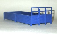 Бортовая платформа синяя для масштабной модели 1:43 КамАЗ-53215 (Элекон)